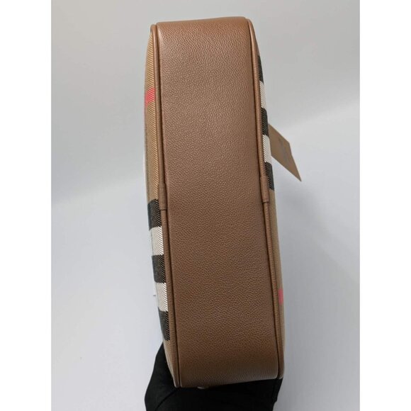 Burberry Vintage Check Large Camera Shoulder Bag Earth 8084495 - Picture 4 of 14